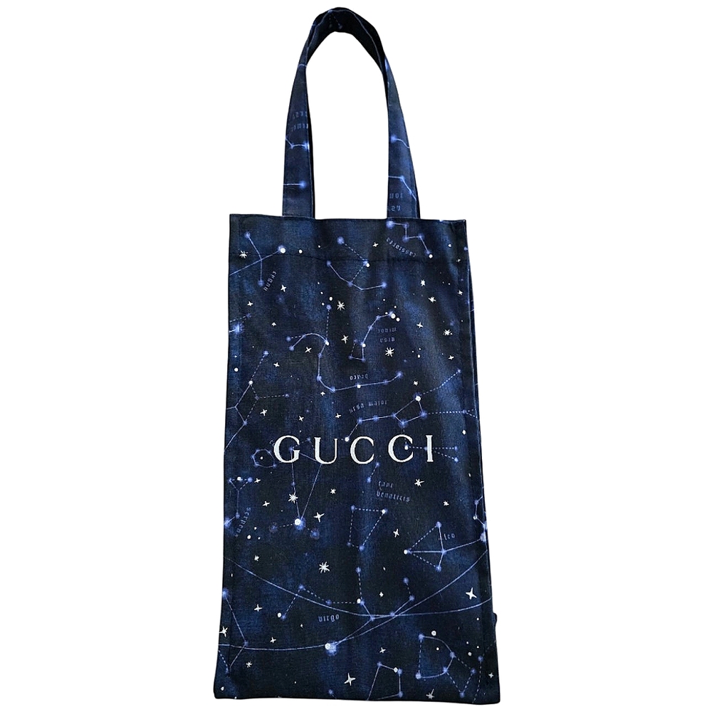 Gucci Limited Edition Blue Celestial Tote Gift Bag Astrology Stars Constellation